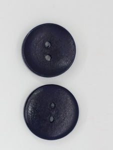 BUTTONS - 20MM WOODEN - DARK PURPLE