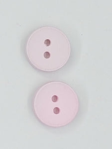 BUTTONS - 12MM WOODEN - PINK