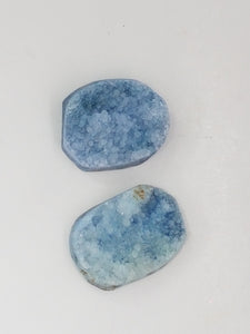 DRUZY CABOCHON - 23-25mm NATURAL DYED DRUZY AGATE