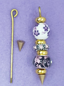 55MM BRASS PENDANT - FOR STRINGING BEADS