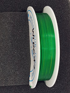 WIRE - ALUMINIUM - 20G (0.8MM) DARK GREEN COLOUR