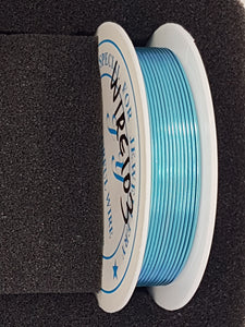 WIRE - ALUMINIUM - 20G (0.8MM) SKY BLUE COLOUR