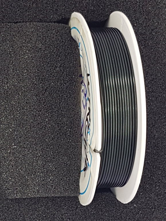 WIRE - ALUMINIUM - 20G (0.8MM) BLACK COLOUR