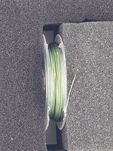 TIGER TAIL - 0.38MM - 10 METRES - NYLON COATED - GREEN