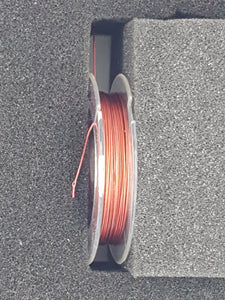 TIGER TAIL - 0.38MM - 10 METRES - NYLON COATED - RUST RED
