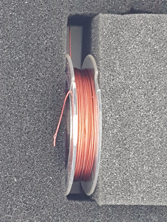 TIGER TAIL - 0.38MM - 10 METRES - NYLON COATED - RUST RED
