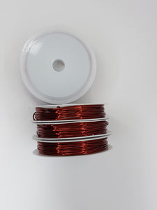 WIRE - COPPER CORE - 18G (1.0MM) CHOCOLATE COLOUR