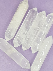 51-55 x 10.5-11 X 9.5-10MM NATURAL QUARTZ CRYSTAL BULLET