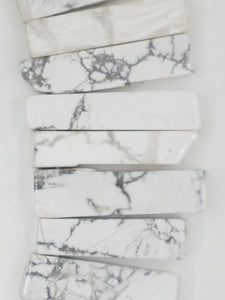 45-48MM NATURAL HOWLITE BEADS
