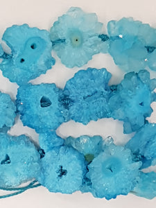 20-26 x 19-25 x 7-8MM DYED, NATURAL DRUZY LIGHT SKY BLUE