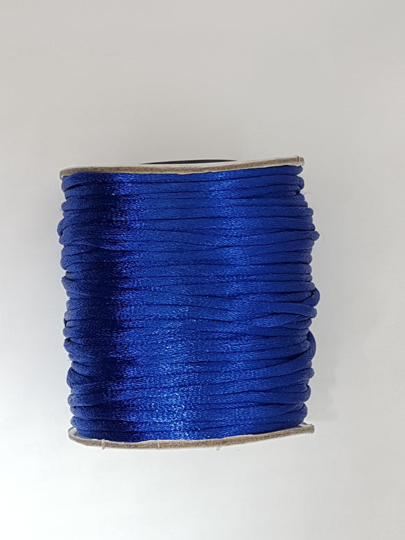 CORD - NYLON  - 2MM COBALT COLOUR