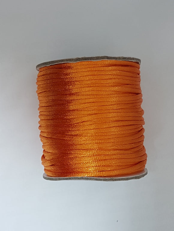 CORD - NYLON  - 2MM ORANGE COLOUR