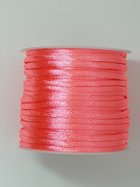 CORD - NYLON  - 2MM LIGHT SALMON COLOUR