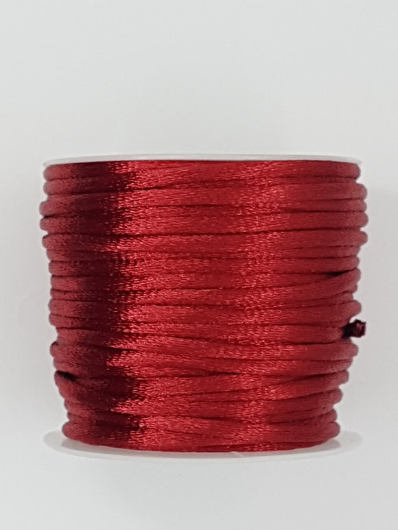 CORD - NYLON  - 2MM RED COLOUR