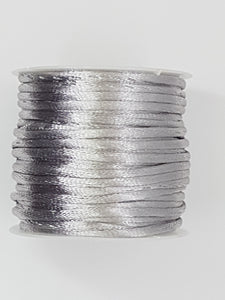 CORD - NYLON  - 2MM SILVER COLOUR