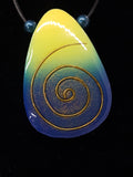 RONNY LEE CREATIONS - HANDMADE POLYMER CLAY & WIRE SCULPTURE NECKLACE