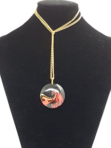 RONNY LEE CREATIONS - HANDMADE POLYMER CLAY LENTIL NECKLACE
