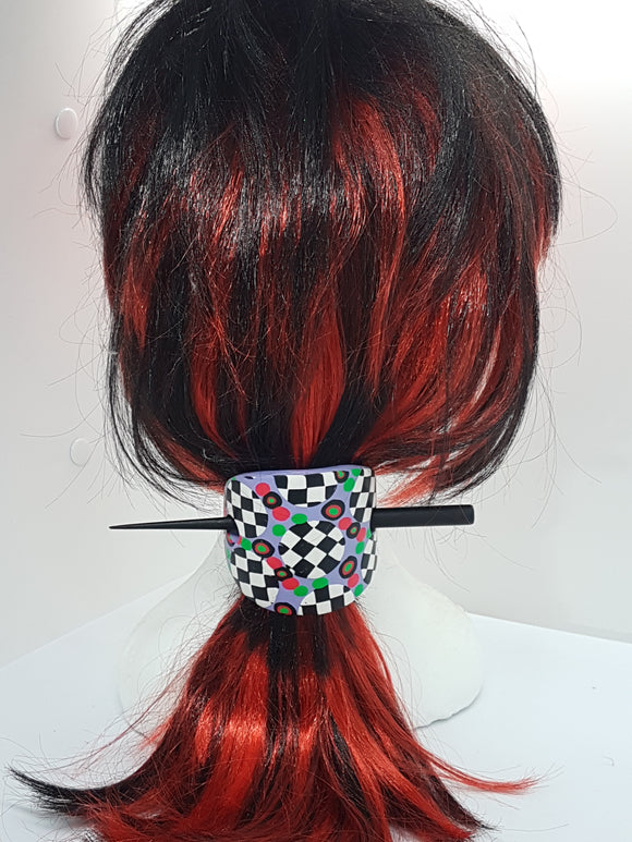 RONNY LEE CREATIONS - HANDMADE POLYMER CLAY BARRETTE