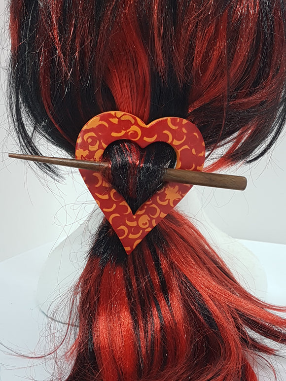 RONNY LEE CREATIONS - HANDMADE POLYMER CLAY BARRETTE