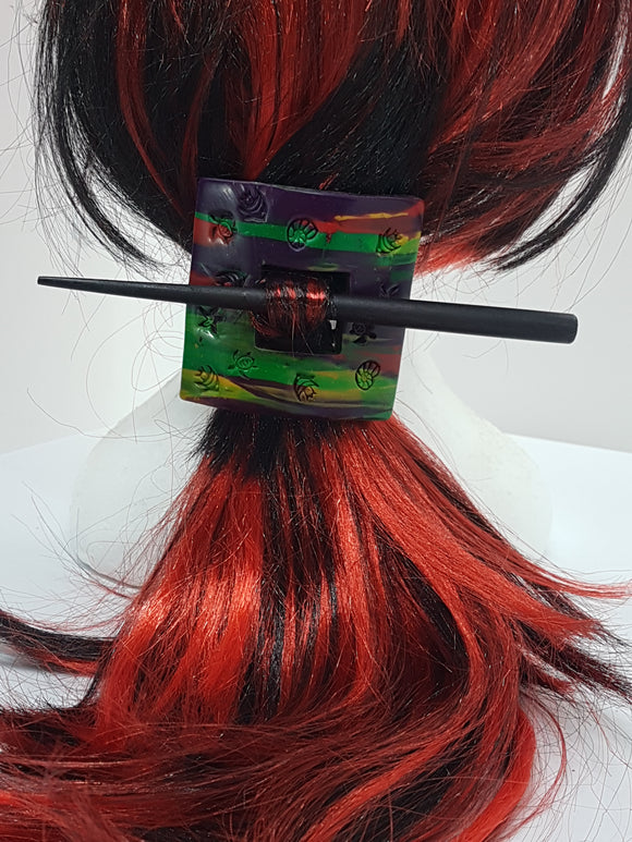 RONNY LEE CREATIONS - HANDMADE POLYMER CLAY BARRETTE