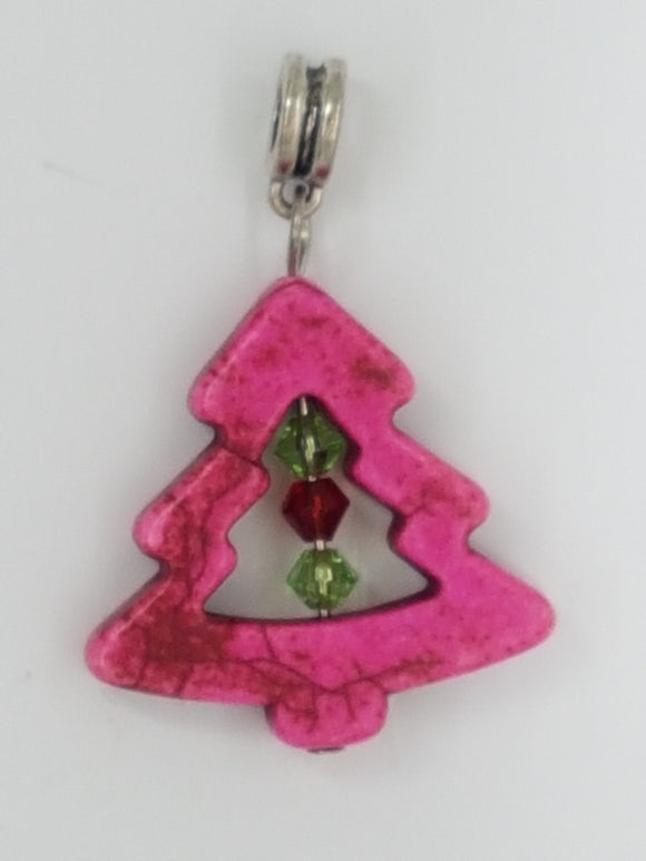 XMAS CHARM - TREE - FUCHSIA