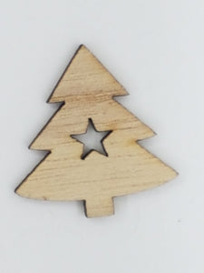 XMAS CHARM - WOODEN TREE