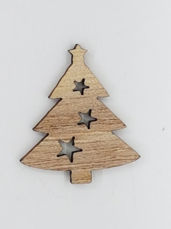 XMAS CHARM - WOODEN TREE