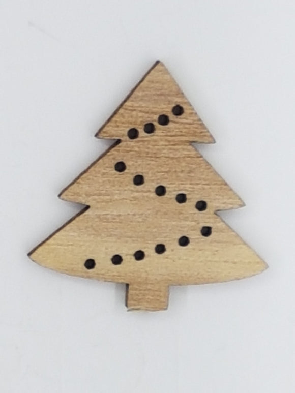 XMAS CHARM - WOODEN TREE