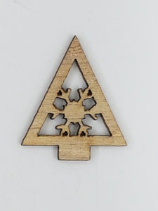 XMAS CHARM - WOODEN TREE