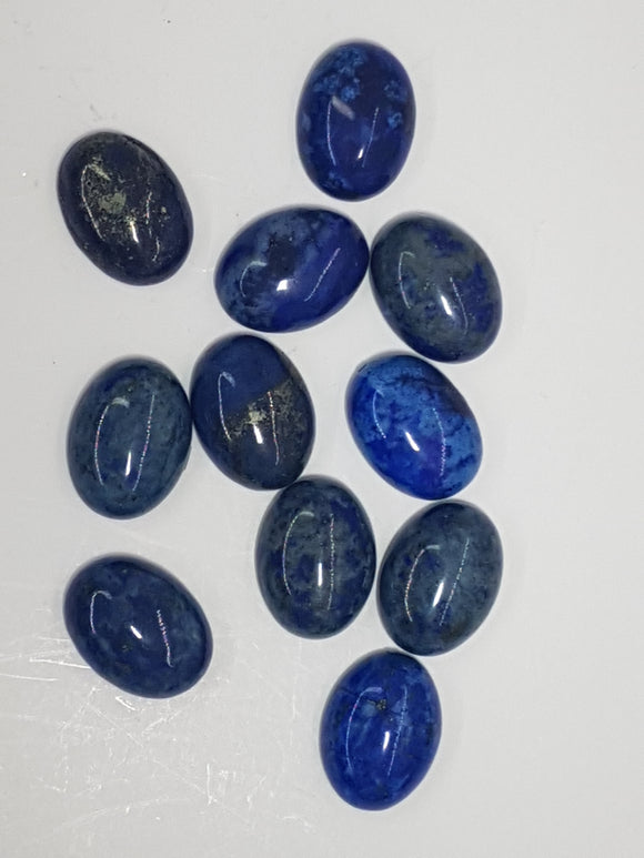 CABOCHONS 16 X 12MM NATURAL  OVAL LAPIS LAZULI