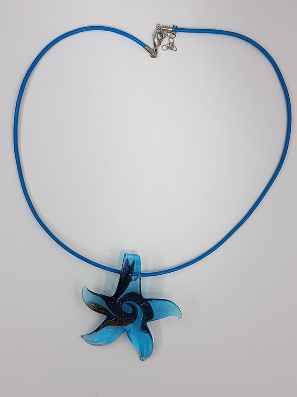 CORD - LEATHER NECKLACE - 17'' WITH LOBSTER CLASP