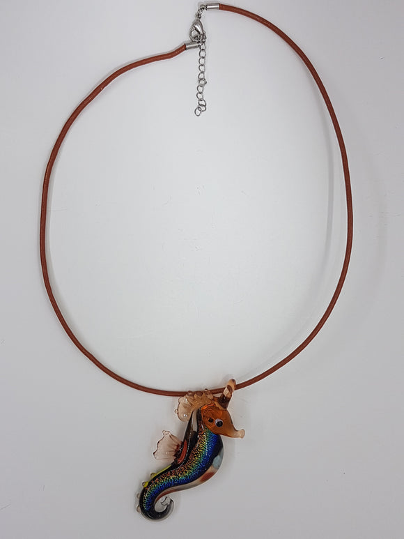 CORD - LEATHER NECKLACE - 17'' WITH LOBSTER CLASP