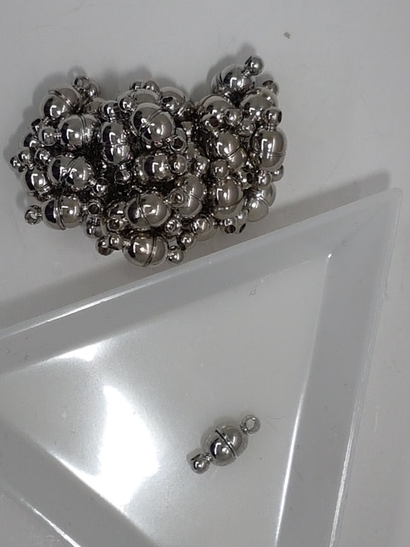 CLASPS - MAGNETIC - BRASS - PLATINUM