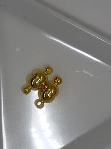 CLASPS - MAGNETIC - BRASS - LITE GOLD