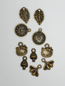 CHARMS - MIXED- ANTIQUE BRONZE COLOUR