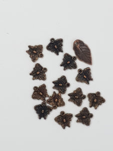 CHARMS - MIXED- COPPER COLOUR