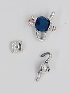 CHARMS -FLAGON/TEAPOT- ANTIQUE SILVER COLOUR