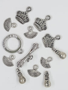 CHARMS -FEATHERS - ANT. BRONZE COLOUR