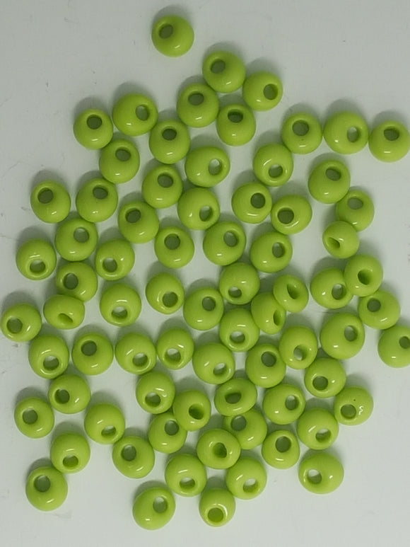 TOHO FRINGE SEED BEADS - GREEN/YELLOW