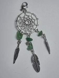 CHARMS - DREAM CATCHER - 98 X 28MM - " ON SPECIAL " - ANT. SILVER COLOUR
