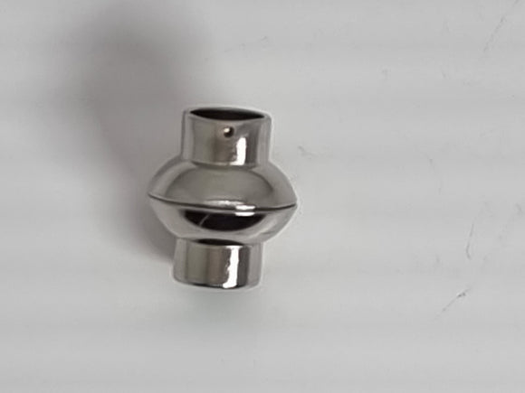 CLASPS - MAGNETIC - BRASS - PLATINUM COLOUR