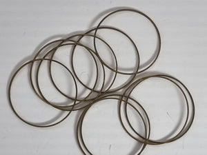 JUMPRINGS- 30 x 1MM LINKING RINGS - SOLDERED - ANT. BRONZE COLOUR