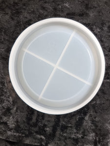 RESIN MOULD - ROUND - 111 X 12MM - LARGE COASTER SIZE