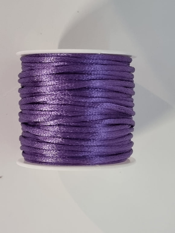 CORD - NYLON  - 2MM MEDIUM PURPLE COLOUR