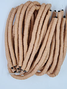 POLYMER CLAY HEISHI BEADS - 8MM - PERU