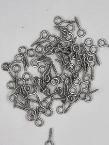 BAIL HANGER - S/STEEL SCREW EYE PIN - 12X5X1MM