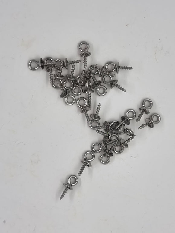 BAIL HANGER - S/STEEL SCREW EYE PIN PEG - 10X4MM