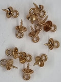 BAIL HANGER - S/STEEL SCREW EYE PIN PEG - 10X6MM - ROSE GOLD