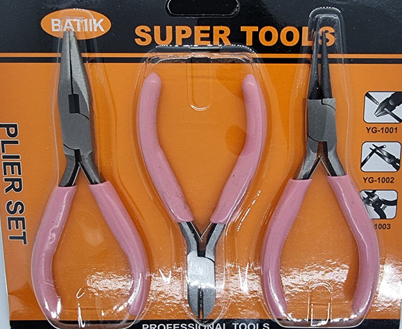 3 PIECE PLIER SET