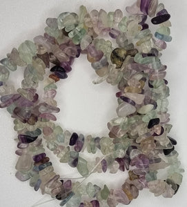 GEMSTONE BEAD CHIPS - MIXED COLOURS